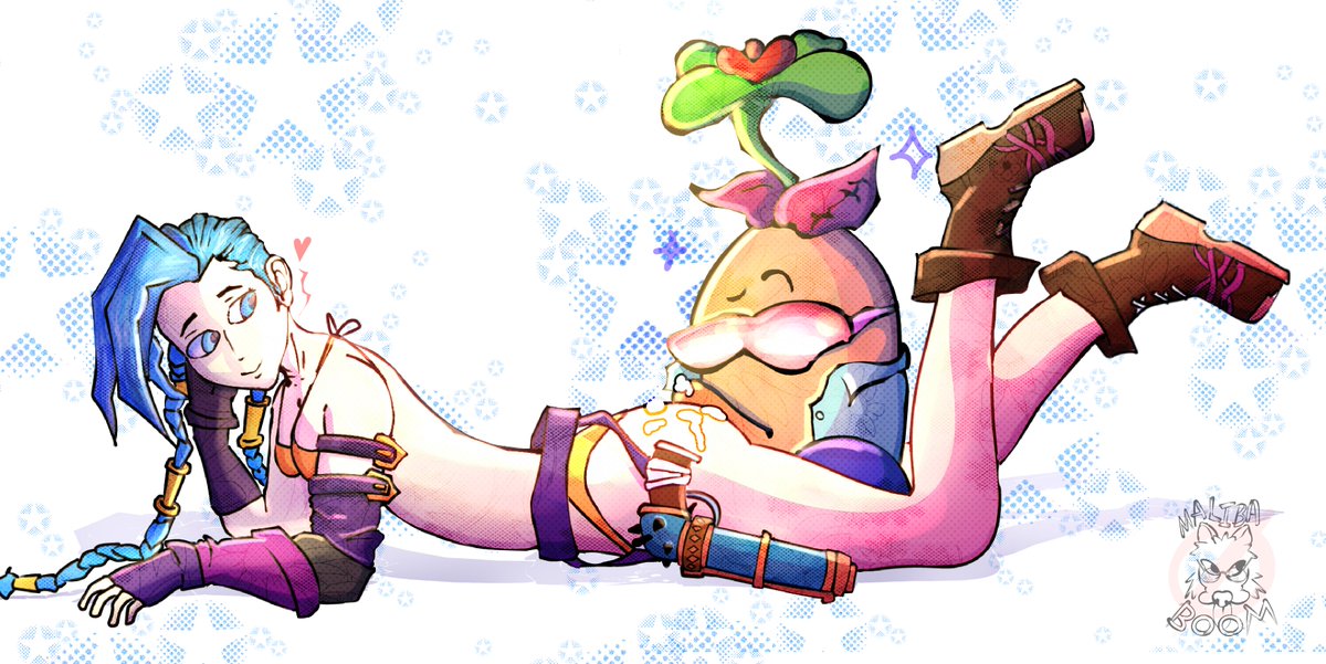 Jinx #ArtTrade whit <a href="/Chatongus/">Chato🔞</a> ✨️❗️