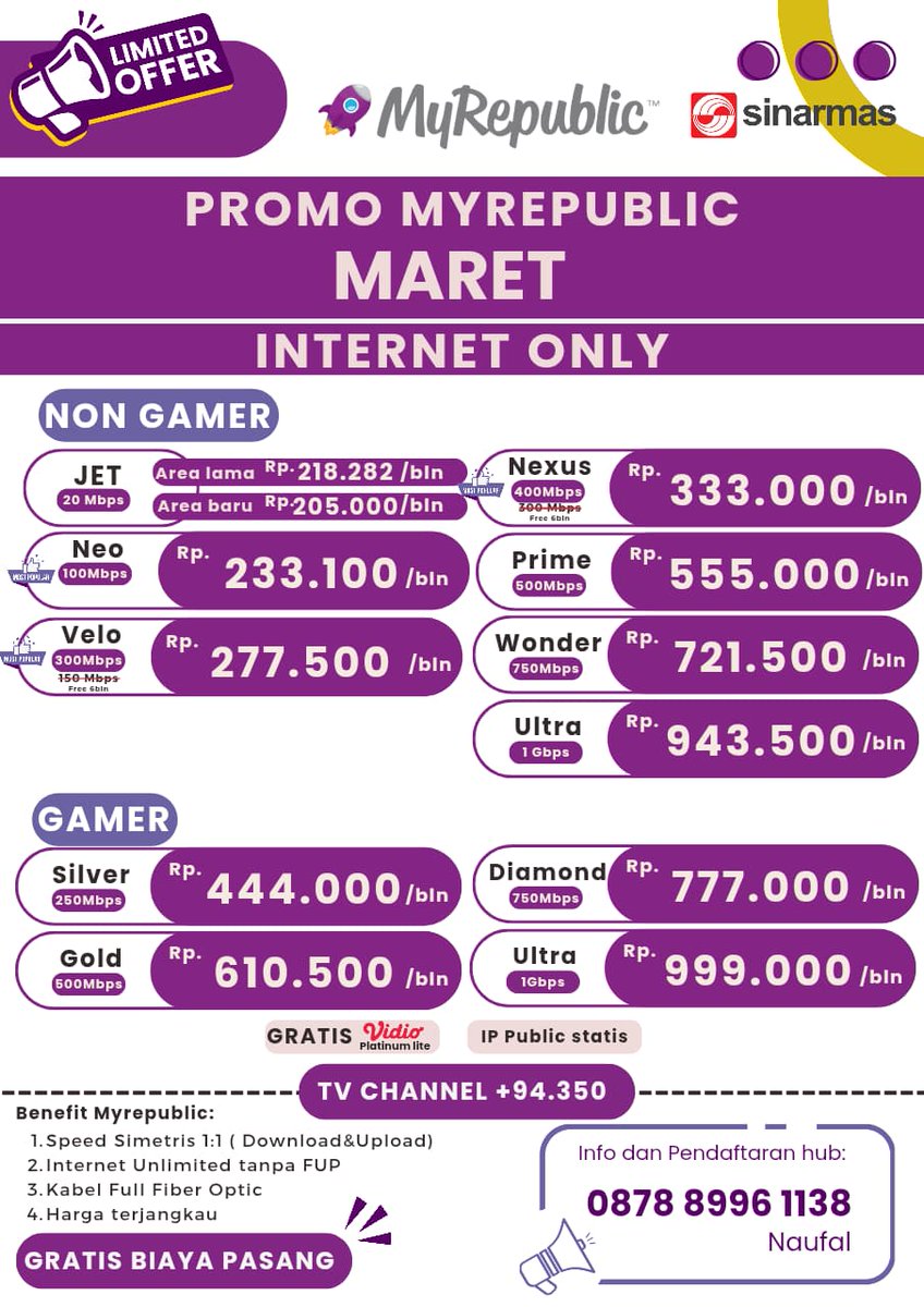 Naufal | MyRepublic tweet media