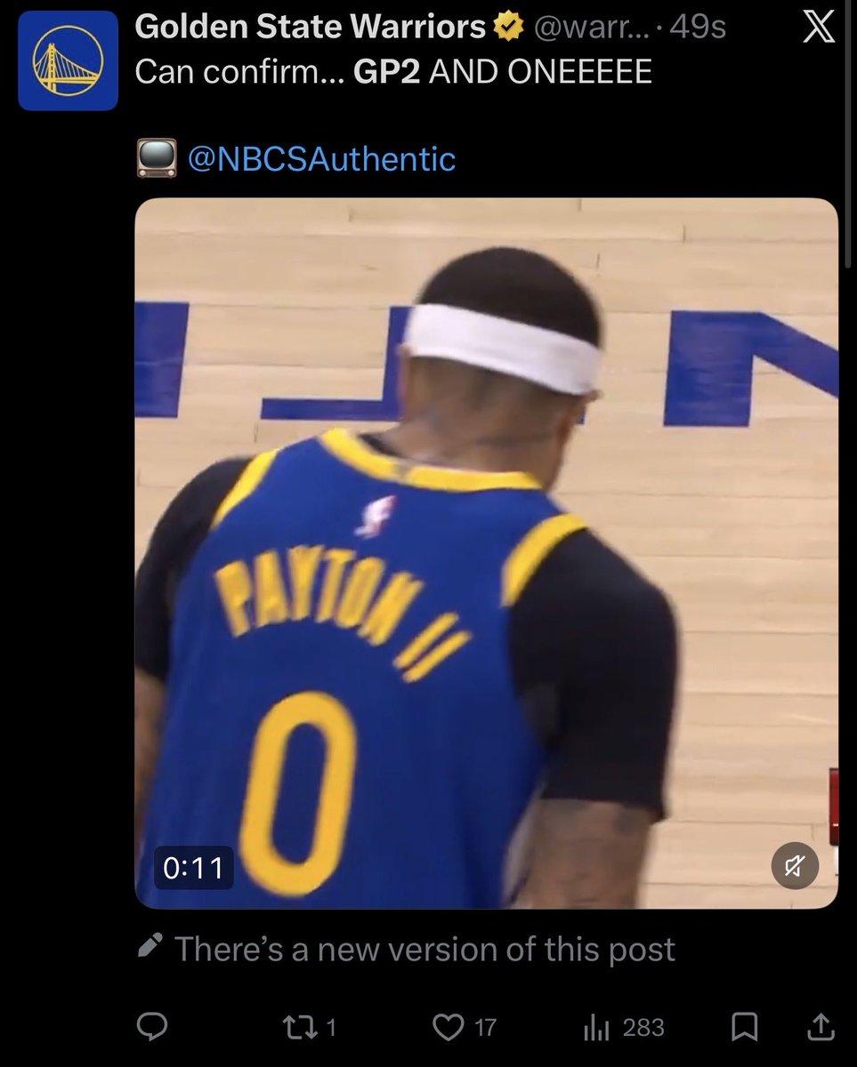 hilaryswanked's tweet photo. @warriors @NBCSAuthentic Can thank Fitzgerald and Azubuike. Too busy homing they didn’t even realize it. https://t.co/Rn1uhhTF33