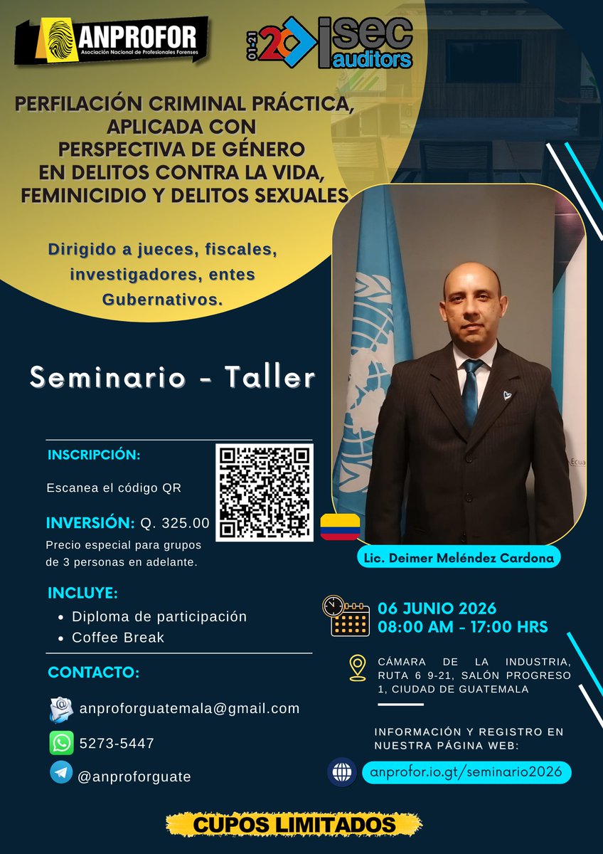 anprofor's tweet photo. #06junio2026
Página web: https://t.co/mxLEUDkQdy
Registro: https://t.co/n0aiS0kNtN https://t.co/csugfDAimE