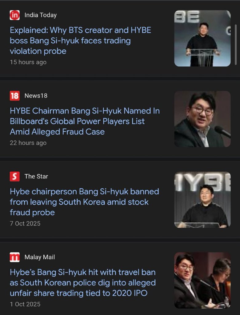 HYBE has been using Danielle, Manon and now Heesung as scapegoats to divert attention from bang si hyuk’s fraud case…… 

im so serious when i say we need to unite to end this pig once and for all