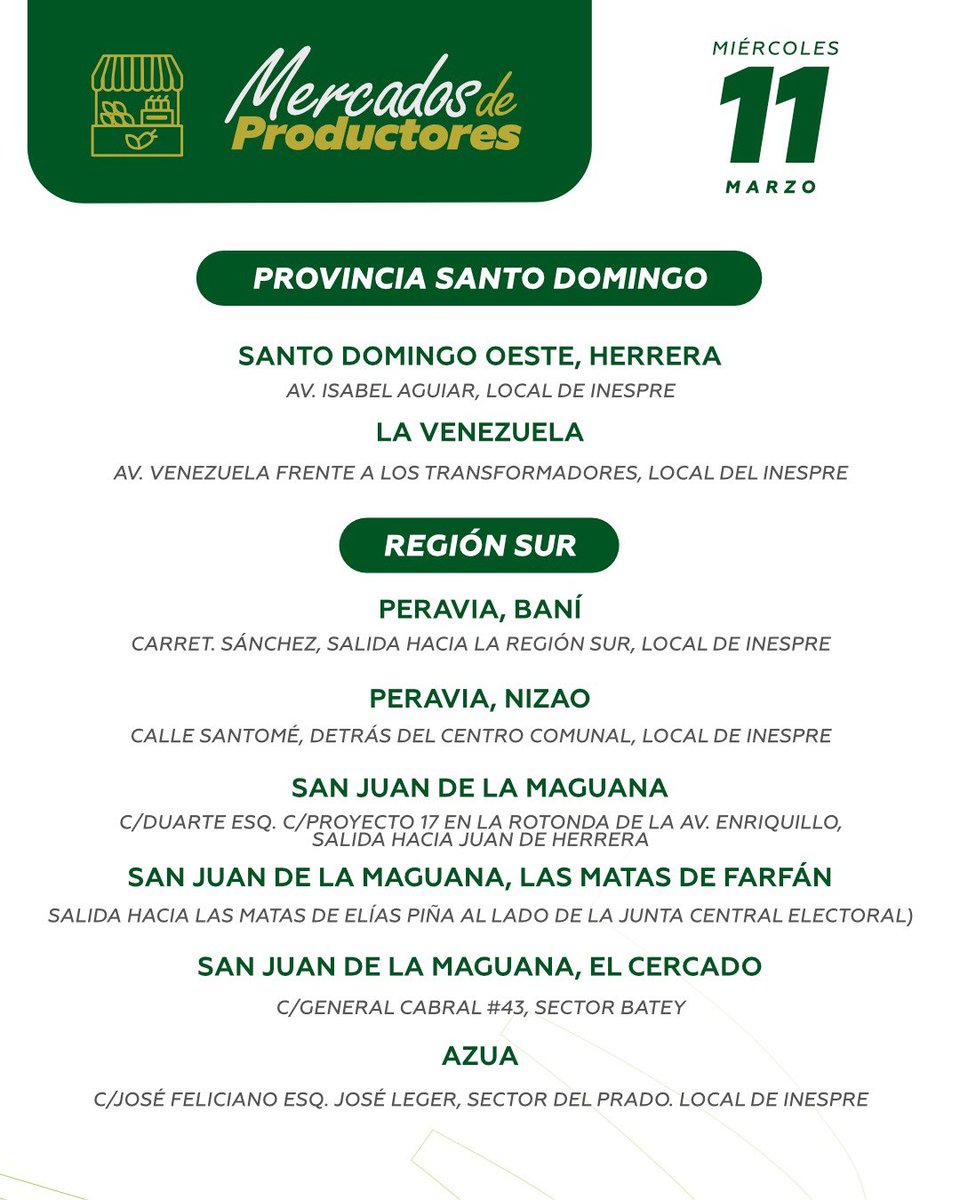 Instituto de Estabilización de Precios (INESPRE) tweet media