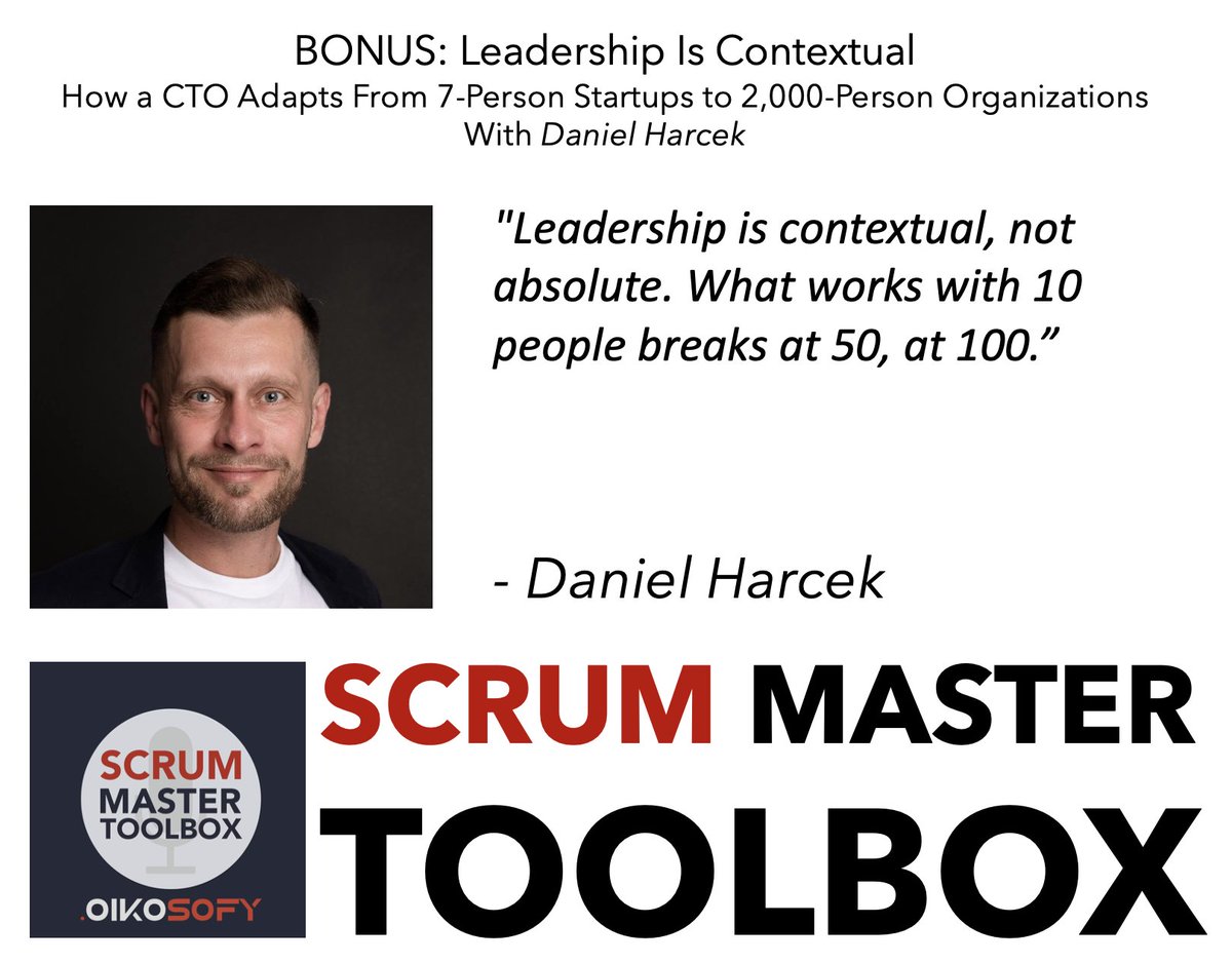 duarte_vasco's tweet image. 🤖 What does "AI-first organization" actually mean?

Daniel Harcek: Before doing any task, ask if AI can help you deliver faster or better. Not just engineering — everyone in the company.

🎧 scrum-master-toolbox.org/2026/03/podcas…

#Agile #Lean #kanban #scrum #leadership @scrumpodcast