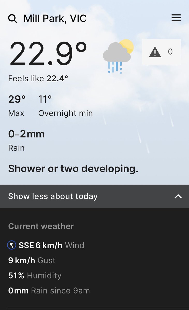 IncrediblyBozza's tweet image. The cool change has now arrived in Geelong, Melbourne and outer northern suburbs. #melbweather #melbourneweather