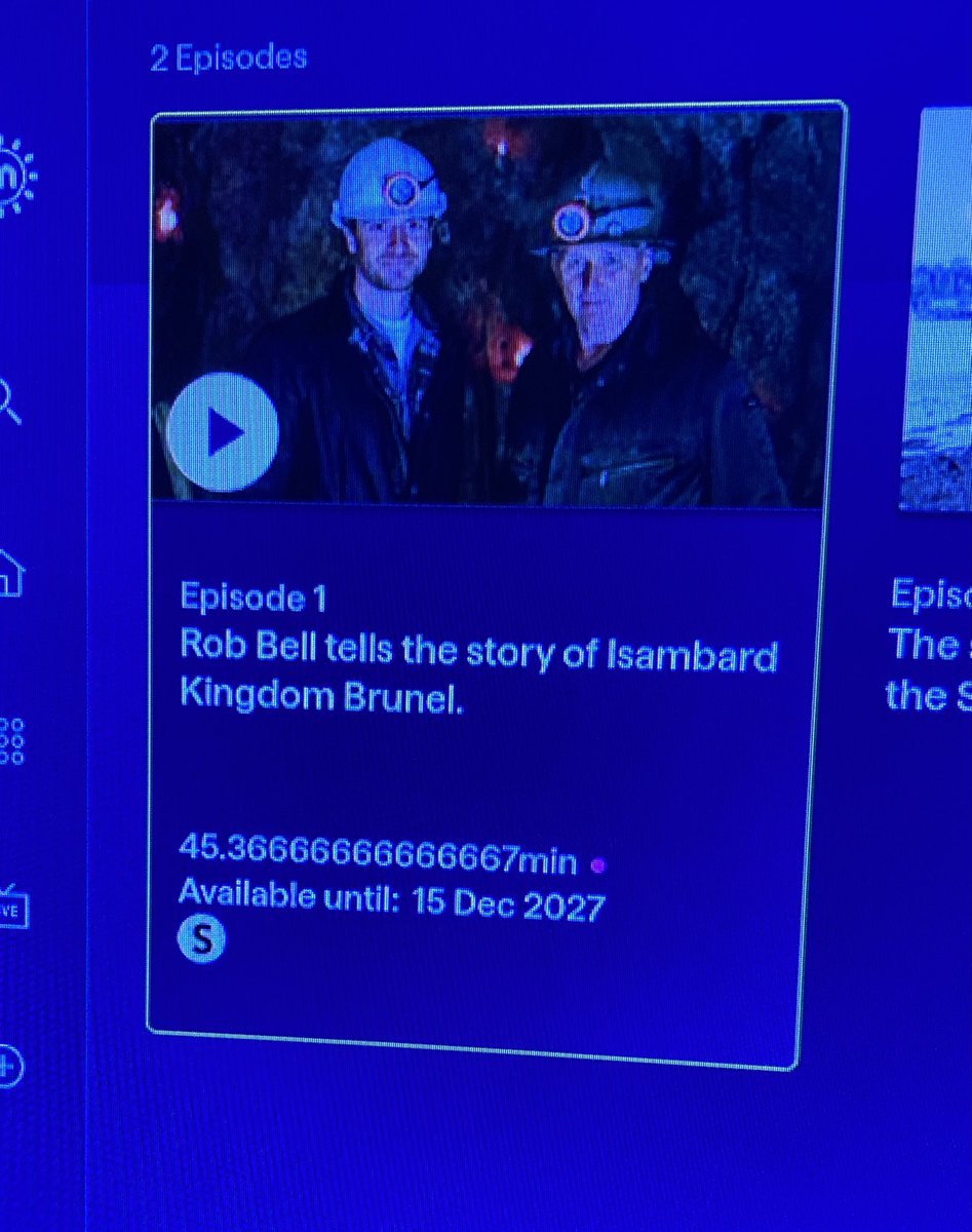 thezacdj's tweet photo. Just noticed the duration of episode one of ‘Brunel: The Man Who Built Britain’

It would seem that Channel 5 like to be very precise with the duration of programmes on their streaming service. ‘About 45 minutes’ just won’t do as a description for them. https://t.co/QmXzczL5VE