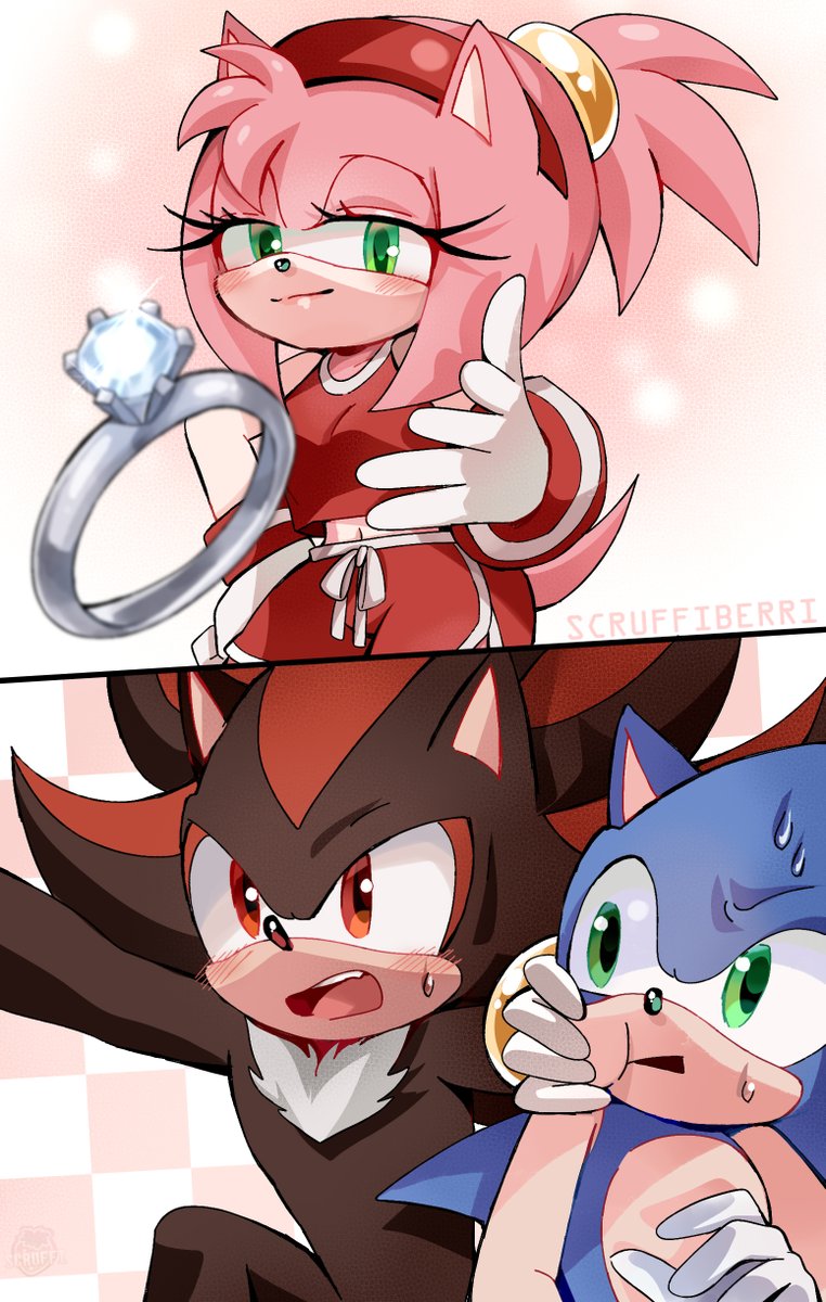 ScruffiBerri's tweet photo. 🌹💍

#amyrose #shadowthehedgehog #sonicthehedgehog #shadamy https://t.co/0cV966v6lf