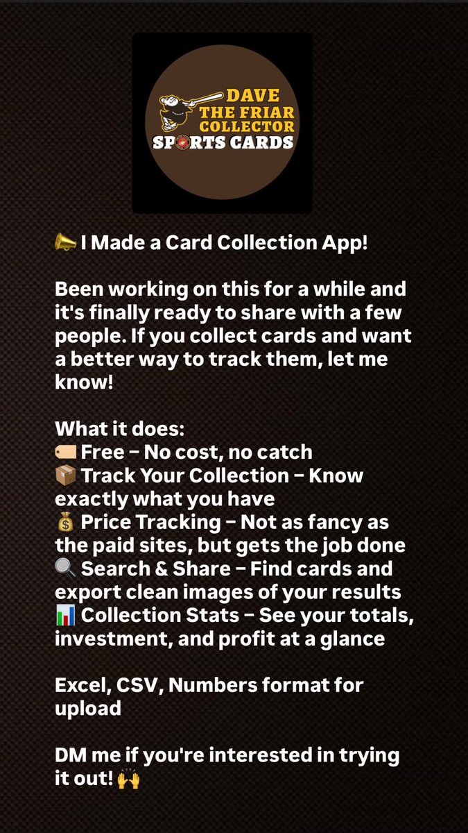 Dave The Friar Collector tweet media