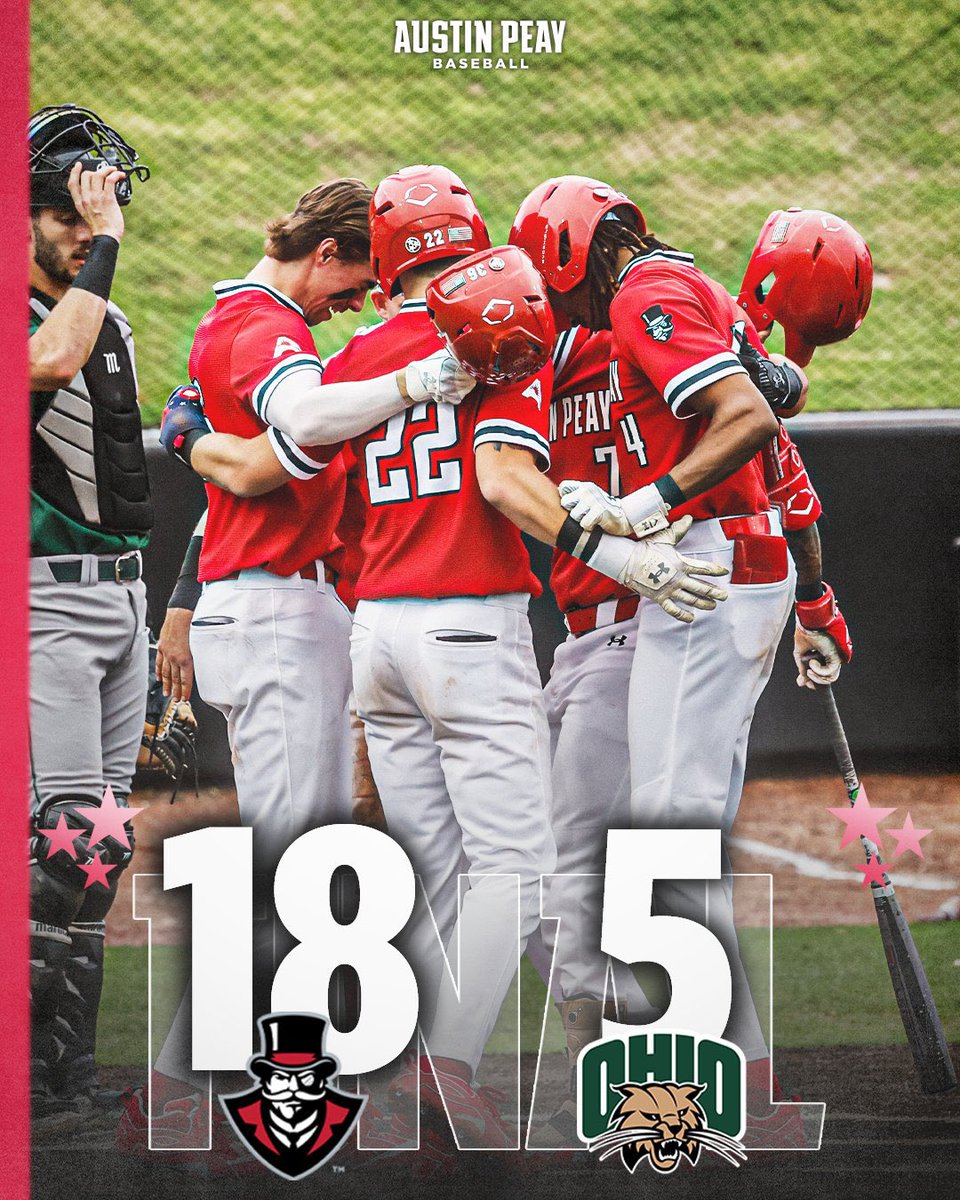 MGWaltLord's tweet photo. 33 total runs for @GovsBSB in a mid-week doubleheader?
No biggie for this team!
Way to go, Govs!
#BANG! | #GovsWin! | #FlyTheGov! | #LetsGoPeay! https://t.co/xABAfVvbXO