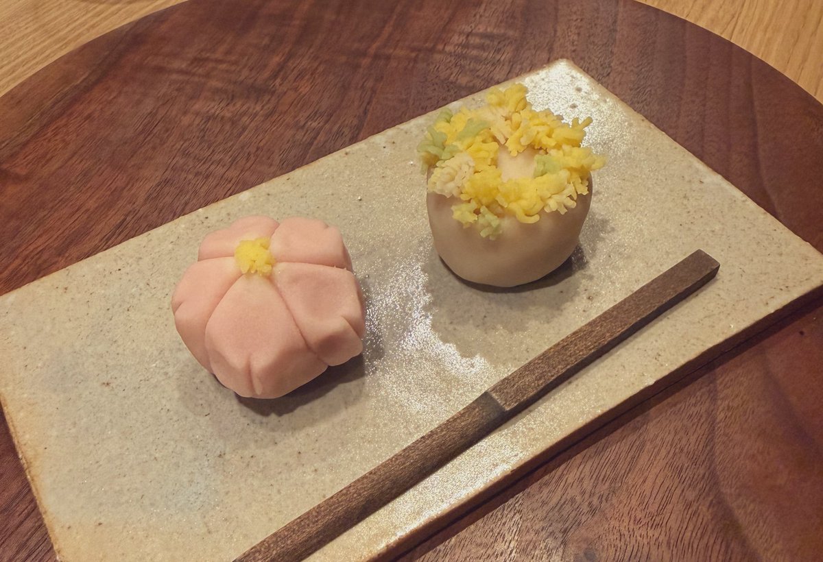 桜とミモザ🌸🌼