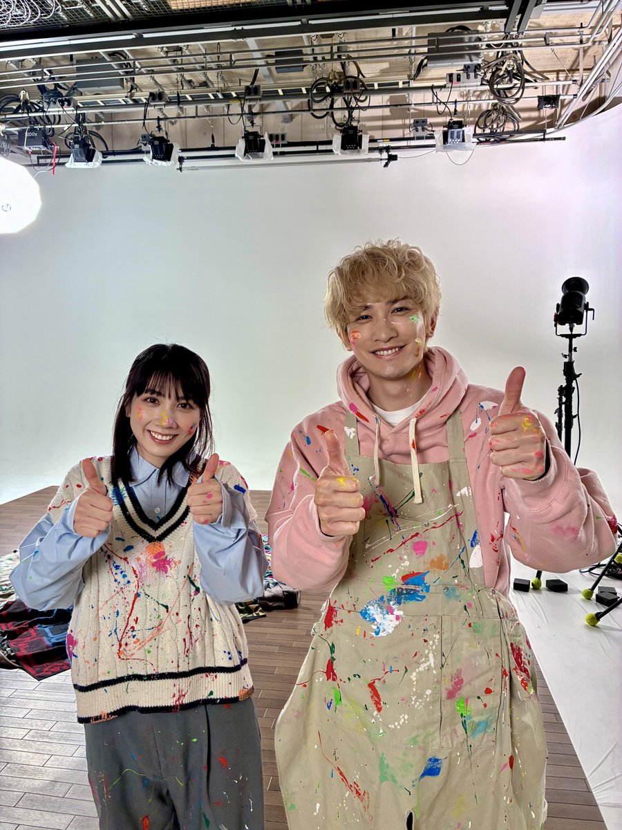タツキ先生は甘すぎる！ 放送スタートまであと1か月☝️ ポスター撮影