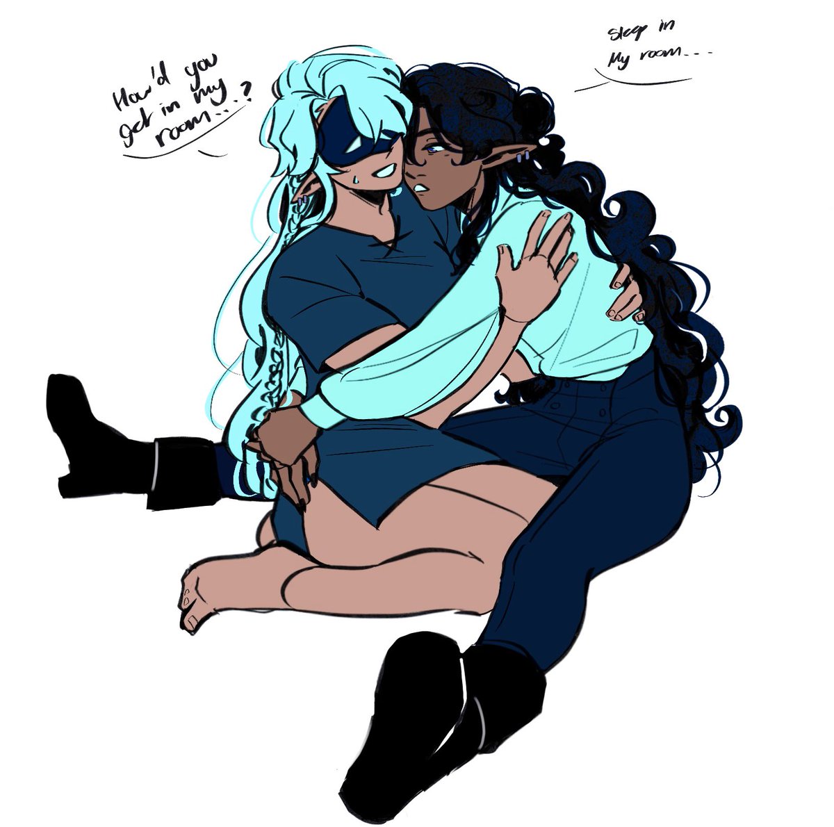 mkay_draws's tweet photo. Doomed princess x knight yuri that was made in my lab 💙⚔️ https://t.co/UjoF3pT3Sl