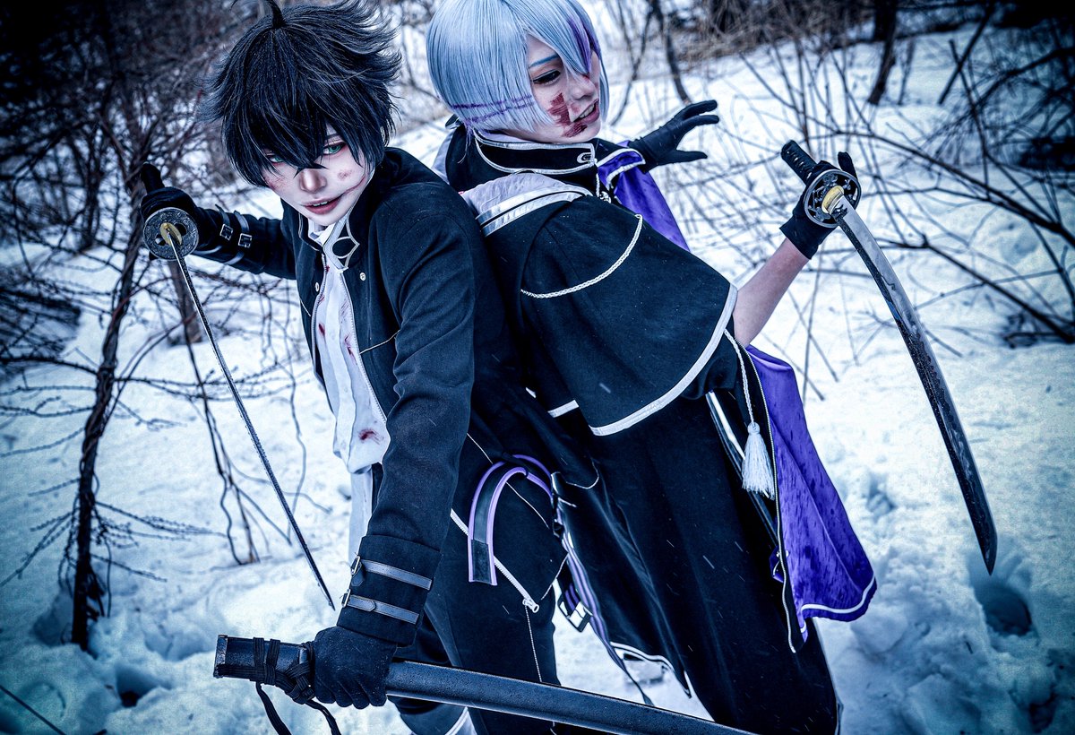 Cosplay 刀剣乱舞
 ︎︎
 ︎︎
    鋼にしてやる！
 ︎︎
 ︎︎
                                    いくぞ！

＿＿＿
大慶直胤:<a href="/shushu_shoe3s/">ｶﾘﾇｩ</a> 
水心子正秀:<a href="/Mimi__978/">みかみ🐥4/4a!🤣🐝</a> 
<a href="/mfmfPetilil2/">かどっちょ（カムラ）</a>