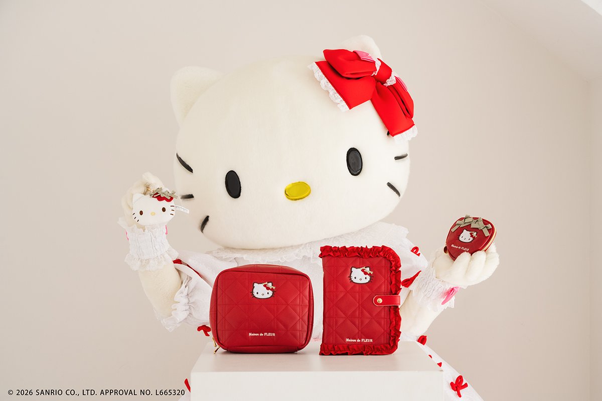 ハローキティ×メゾン ド フルールBOOK」がファミマで本日11日から販売