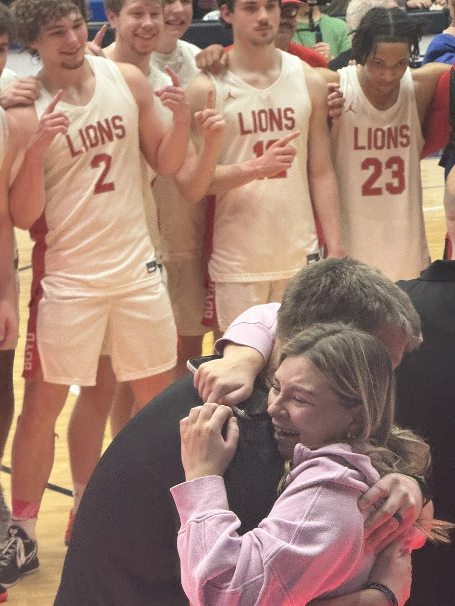 Emotional win for current students, past students, middle school students, lots of BCTC students, coaches, alumni, and more. It’s all about kids and tonight we are happy to see some rewarded after all the hard work, loyalty, and perseverance. Go Lions!