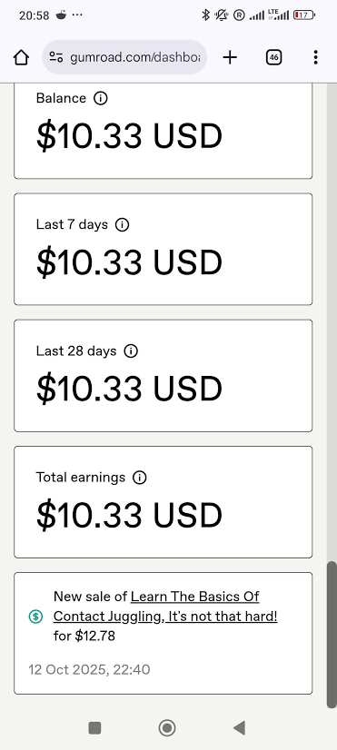BeingPrinceG's tweet photo. Back to 2025, i got my first sale on Gumroad, which is $10, and now I made over $15,102.11 from only one product I have to share with you cuz, I like it , 

I'm being very honest with you. This is very, very simple to make money online from digital products. https://t.co/ApvaLeRoAh