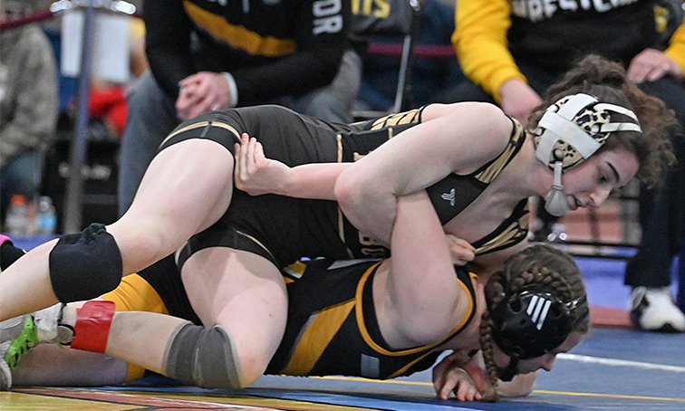 CTWrestling's tweet photo. Five Connecticut girls won New England championships Sunday. Platt's Kayli Morris won 3rd straight title while New Britain's Kaydance Atkinson won second. Jeily Euceda, Jillian Blake and Adelina Tate also won championships. https://t.co/ALpFz8cTNG #ctwr https://t.co/0erOw7RDly