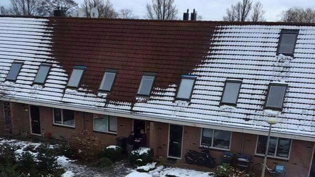 W 2015 roku policja zatrzymała hodowców konopi indyjskich, czyli marihuany. Lampy niezbędne dla hodowli tych roślin powodowały topienie się śniegu na dachu.