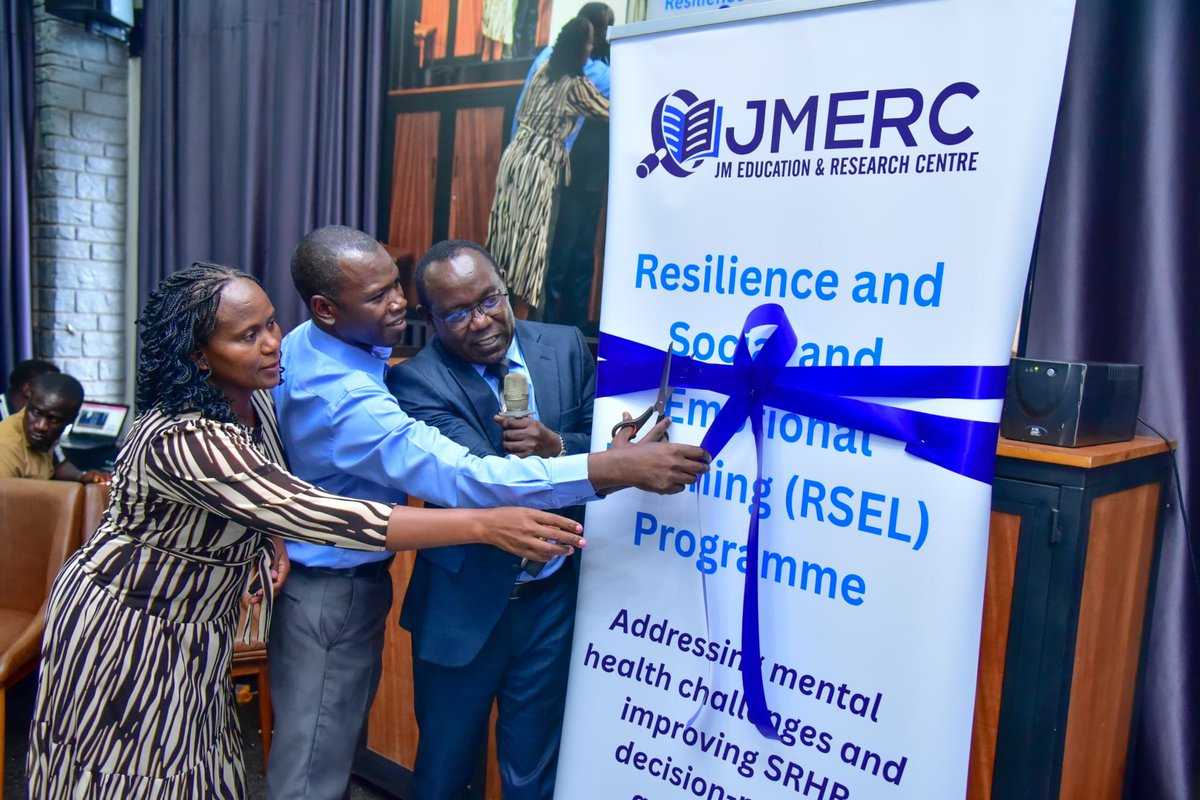 kyobesarah's tweet photo. @JMERCUganda launched Resilience and Social Emotional Learning Programme yesterday to tackle mental health & promote sexual and reproductive health among young adolescents in Uganda. It emphasizes parental involvement & cooperation between different systems.#RSELProgrammeLaunch https://t.co/LElyMbgvep