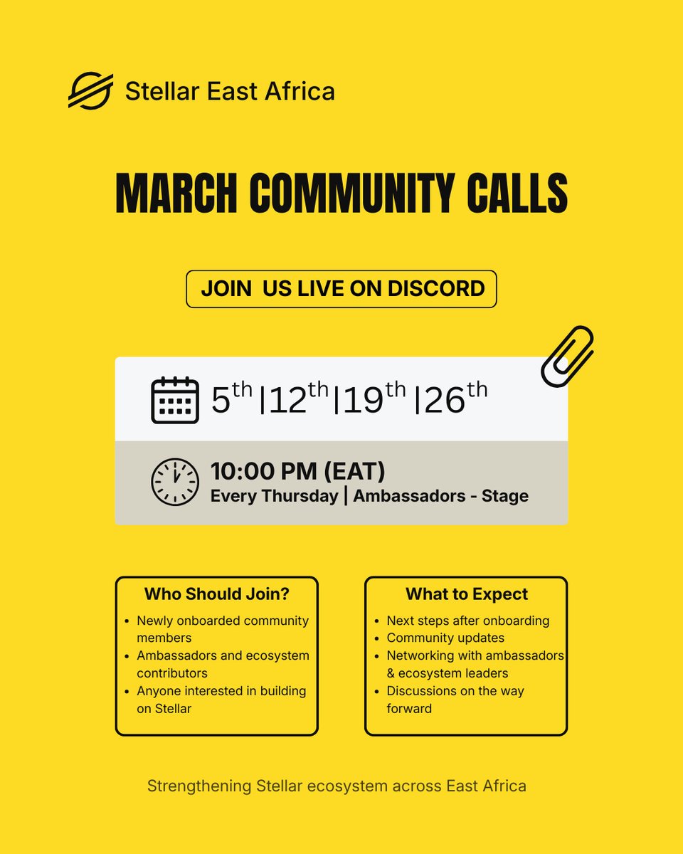 Stellar East African Community tweet media