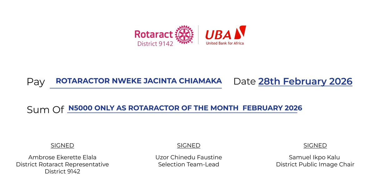 Rotaract District 9142 tweet media