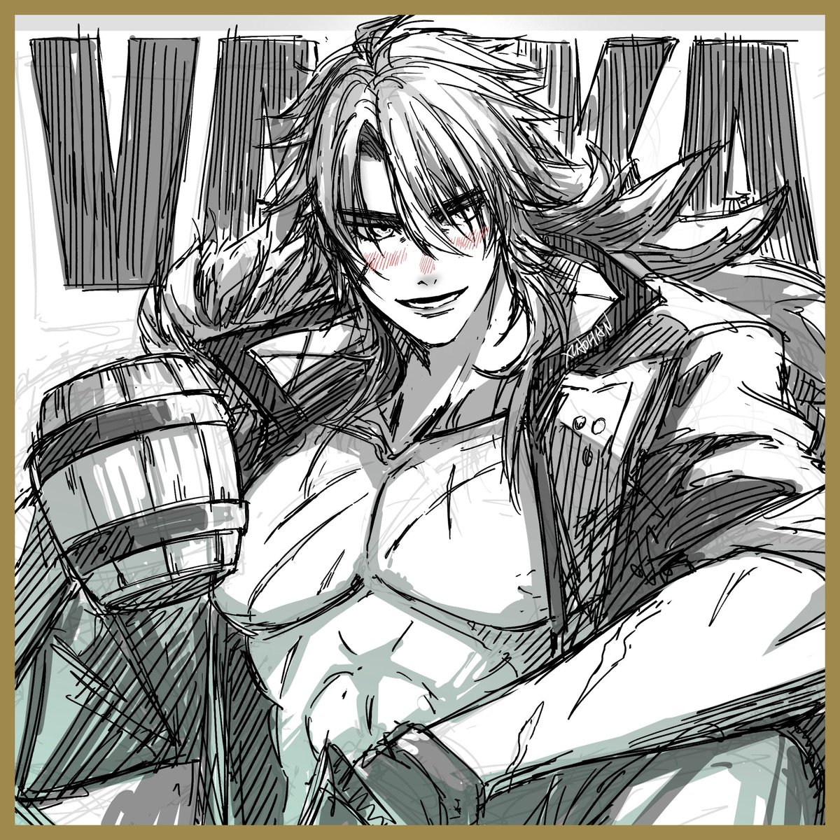 UncleXiaohan's tweet photo. "Right right right you are, I forgot to introduce myself, the name's Varka, Knight of Boreas"

#Genshin #GenshinImapct #Varka #原神 #法爾伽 https://t.co/UgBa8qXqd6
