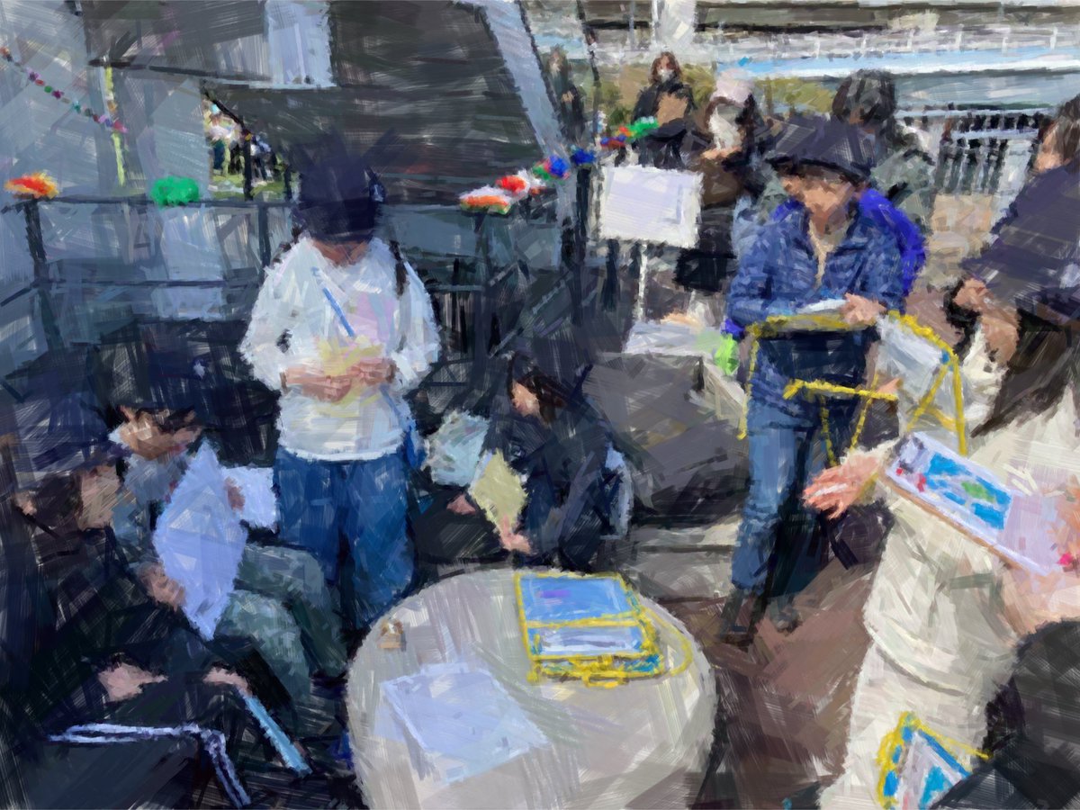 shibahamaes's tweet photo. 発表の仕方も模造紙、紙芝居、劇、ペープサートなど、それぞれのグループで発表の方法がよく工夫されていました。 https://t.co/d68L4ChkQ9
