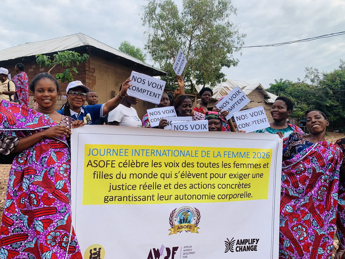 asofeasbl's tweet photo. Journée internationale de la femme ! 💪 @ASOFEASBL célèbre les voix des femmes et filles qui exigent justice et autonomie corporelle. #NosVoixComptent #Justice #Droits #Actions #Kalemie #Tanganyika #LeadershipFéministe #ÉgalitéDeGenre https://t.co/7r1bsWCd50