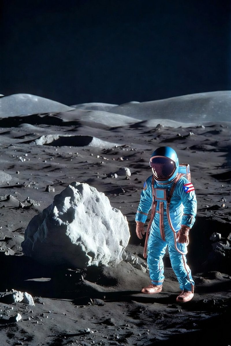 xXMASTERSTILLXx's tweet image. ¡ya Estamos en la Lunal! 💙🌑 #spacex mode con @grok  oservando
Encontré esta roca blanca enorme y brillante en #QuickMap LROC – la más grande del área, aislada total, sin rastro de huellas o rodadas.
Científicamente: boulder de alta reflectancia (material fresco sin weathering),