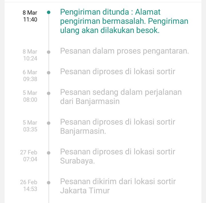 matchesmondey's tweet photo. @AnterajaCare min paket ku lama banget sampe nya jgn sampe paketnya balik lagi ke penjual 😭😮‍💨 https://t.co/7ei0jCB3RL