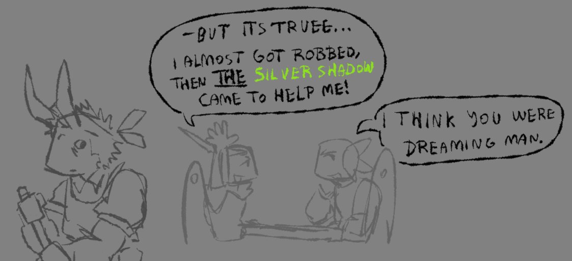 smth smth silver shadow being kind of a urban legend around crossroads smth smth