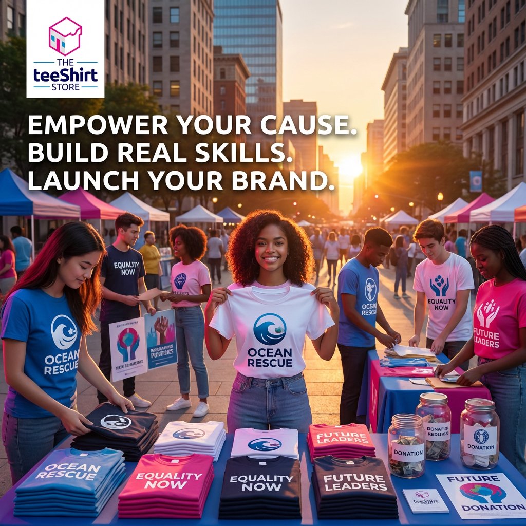 Fundraising doesn't have to mean selling cookies.

Sell something people actually love to wear. 👕

Create custom apparel for your cause and build real support.

Your mission. Your merch.

#FundraisingIdeas #CommunitySupport #PurposeDriven
