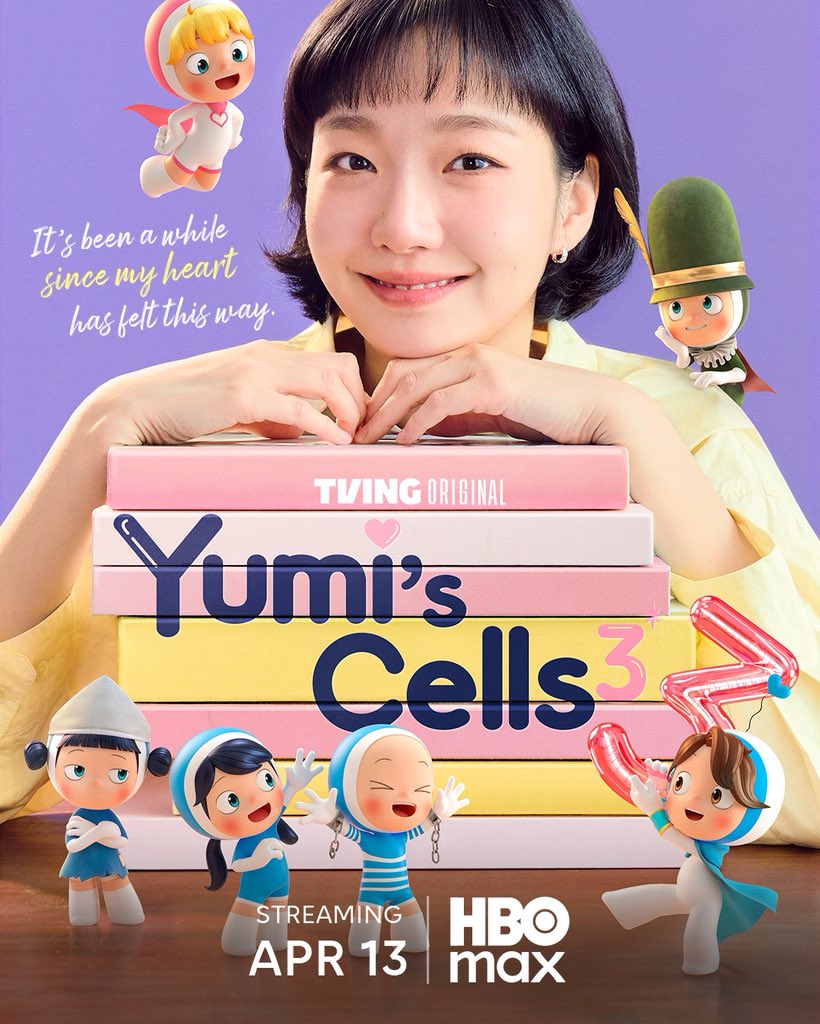 ggonecherie's tweet photo. #yumiscells3 is confirmed to be streaming on hbo max 🎉 https://t.co/1fg5B4N1lM
