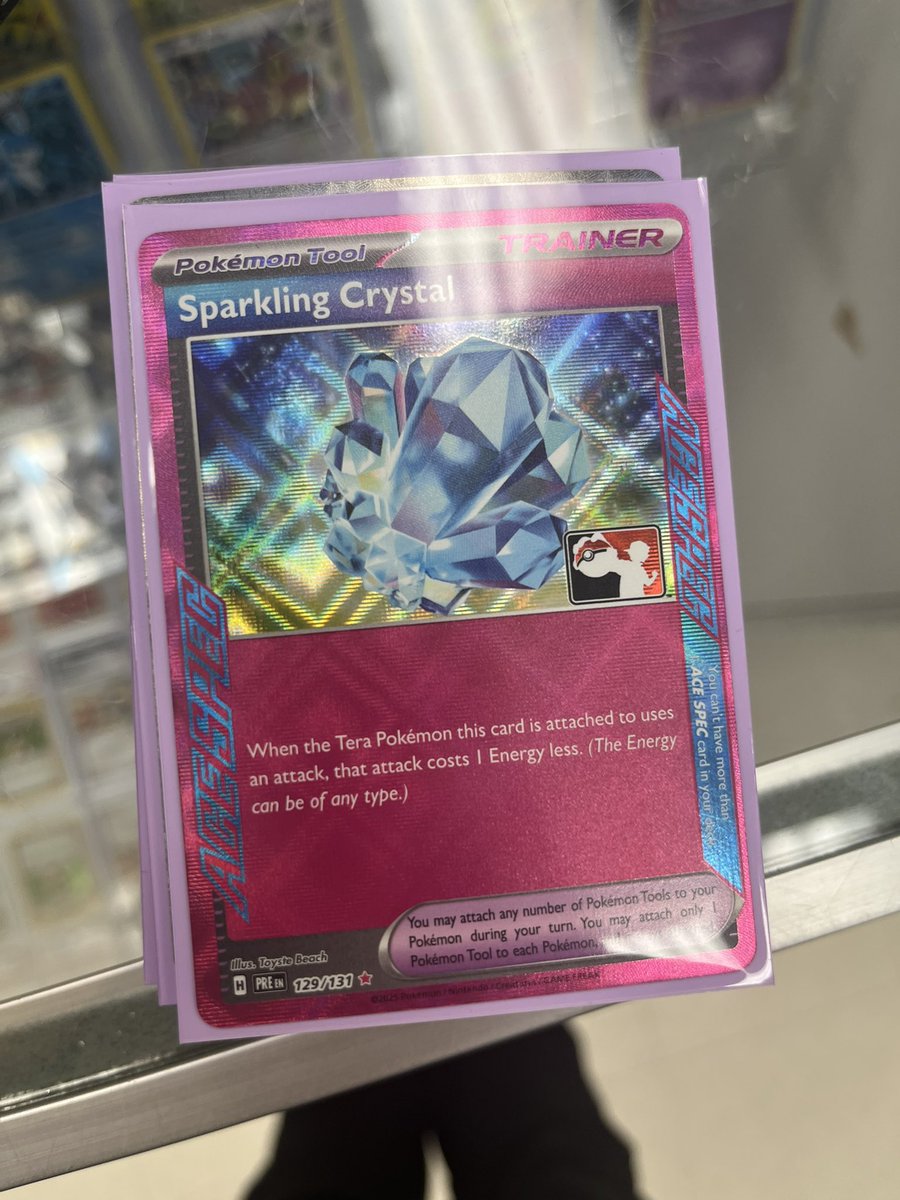 Another 2-2 at the weekly but my prize pack had a Stamped Sparkling Crystal which is a #majorW