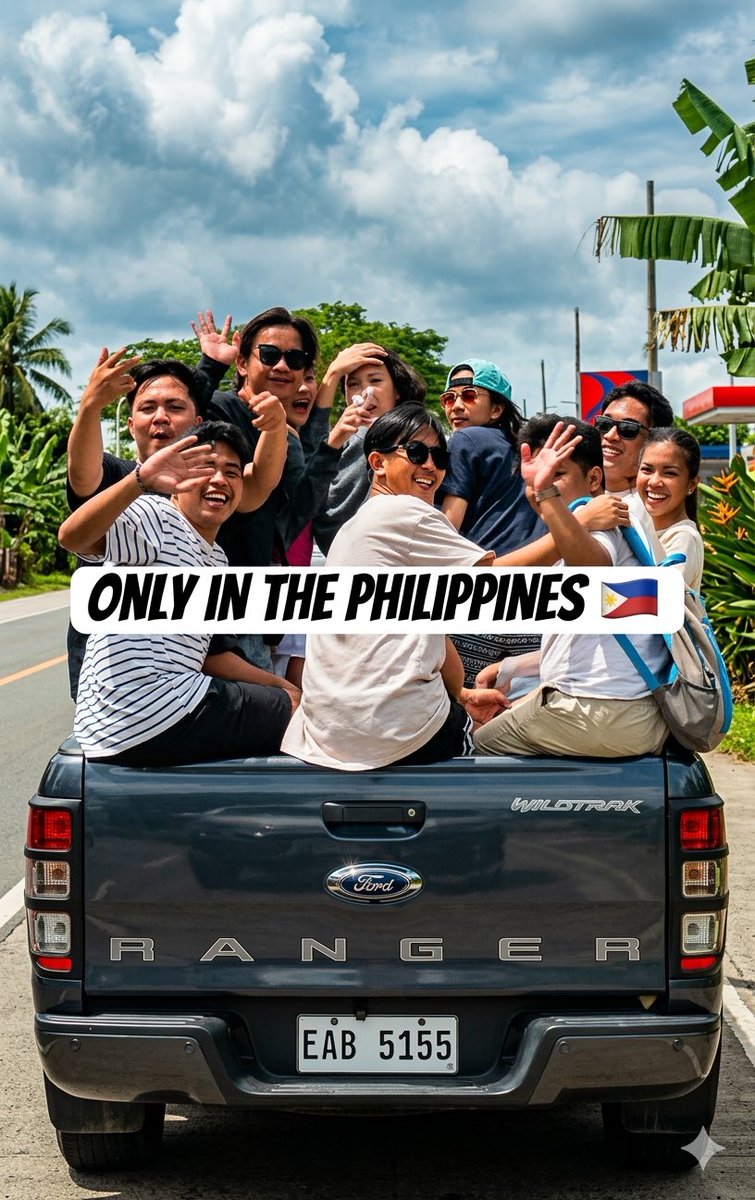 ejay0621's tweet image. ONLY IN THE PHILIPPINES 🇵🇭
Thought we were in trouble… then the whole truck started waving 😂💀

😱👉youtube.com/shorts/8q5mJ3t…

#philippines #onlyinthephilippines #shorts #travel #funny