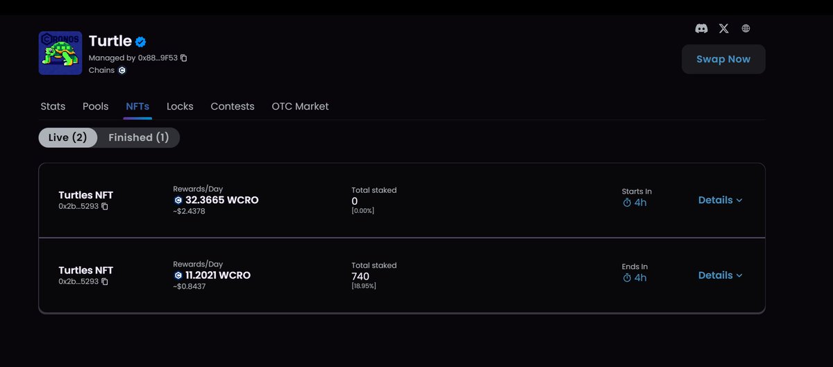 Turtle on Cronos tweet media