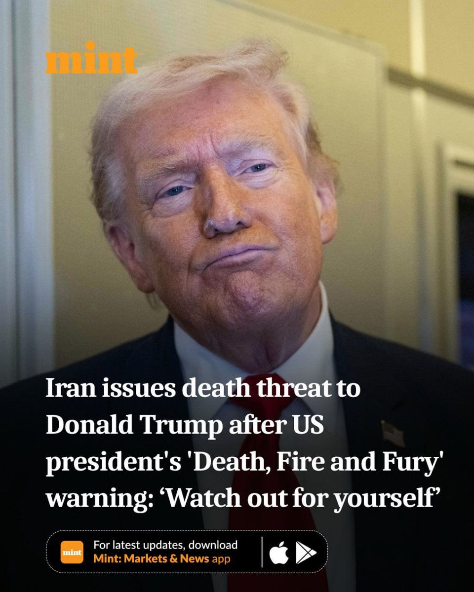 ashokmalik's tweet image. #AliLarijani, #Iran's top security official, rebuked #PresidentTrump for his threats, emphasising Iran's resilience and invoking the 'spirit of Ashura' as a source of courage.
livemint.com/news/world/ira…