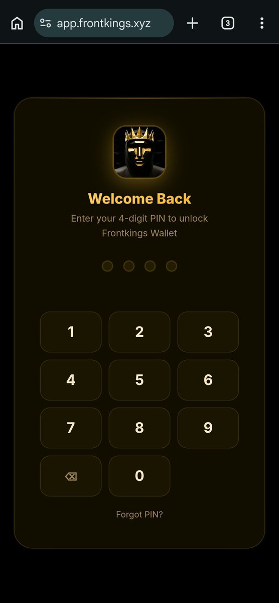 the_frontkings's tweet photo. 🔐 Not Your Keys, Not Your Kingdom.

The future of finance isn't controlled by banks or middlemen.
It's controlled by **you.**

Introducing FrontKings Wallet  — a powerful gateway to the decentralized world.

⚡ Lightning-fast transactions
🌐 Base chain support currently
🛡️ Secure non-custodial architecture
🪙 Full control of your digital assets
🔗 Dapp connectivity with privacy features soon .... 

From tokens to NFTs and everything in between,
FrontKings Wallet is built for the **next generation of Web3 explorers.**

This isn’t just a wallet.
It’s your **command center for the decentralized ecosystem.**

👑 Take control.
👑 Rule your assets.
👑 Welcome to FrontKings.

Check it out - https://t.co/sd4CLier0m

#FrontKings #Web3Wallet #CryptoWallet #DeFi #Web3 #Blockchain