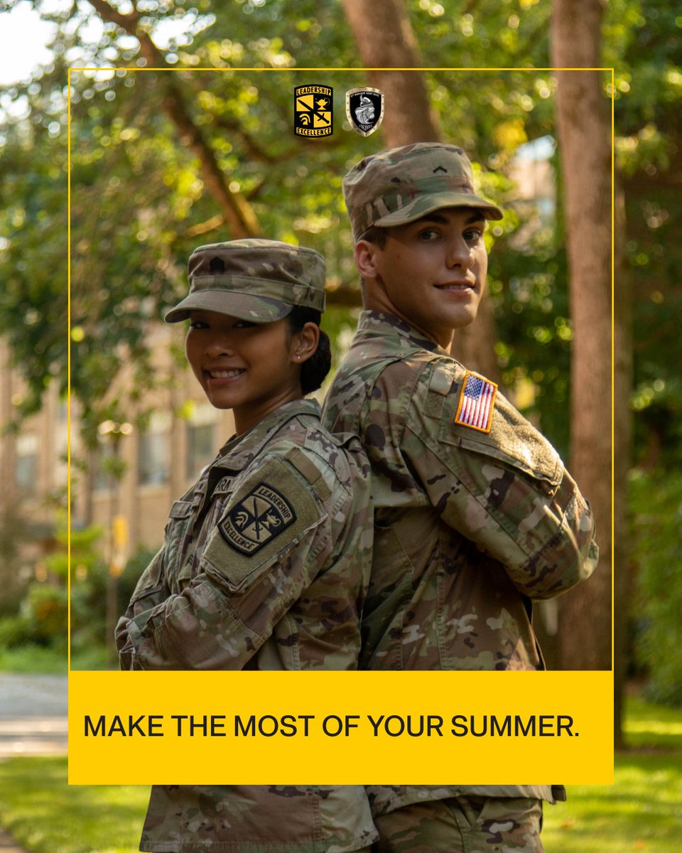 8BDEArmyROTC's tweet image. Nursing 🤝 Summer Training Opportunities

Learn more about the #ArmyROTC nursing pathway at the 🔗 in our bio or explore armyrotc.army.mil/nursing. 💉 

#BeAllYouCanBe | #Nursing | #ArmyNurse