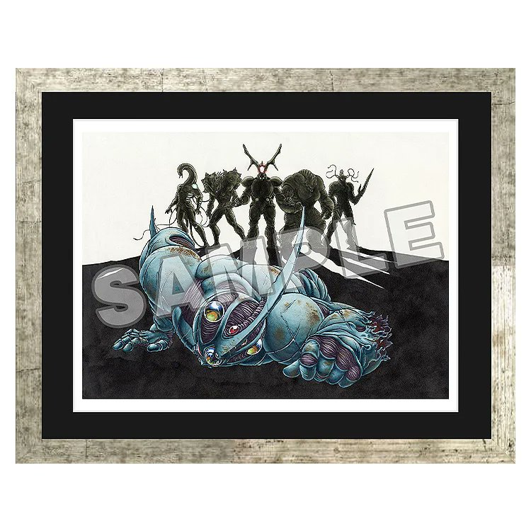 gsc_kahotan's tweet image. ◤◢◤数量限定：各50枚◢◤◢
￣￣￣￣￣￣￣￣￣￣￣￣￣￣
ガイバー40周年記念展 
複製原画B/C/D/E/F/G/H/I
＿＿＿＿＿＿＿＿＿＿＿＿＿＿
&amp;gt;&amp;gt;goodsmile.link/zxvaqq

手描きイラストの質感を再現するために表現力の高い「88グラフ」を採用！
#強殖装甲ガイバー #maxfactory