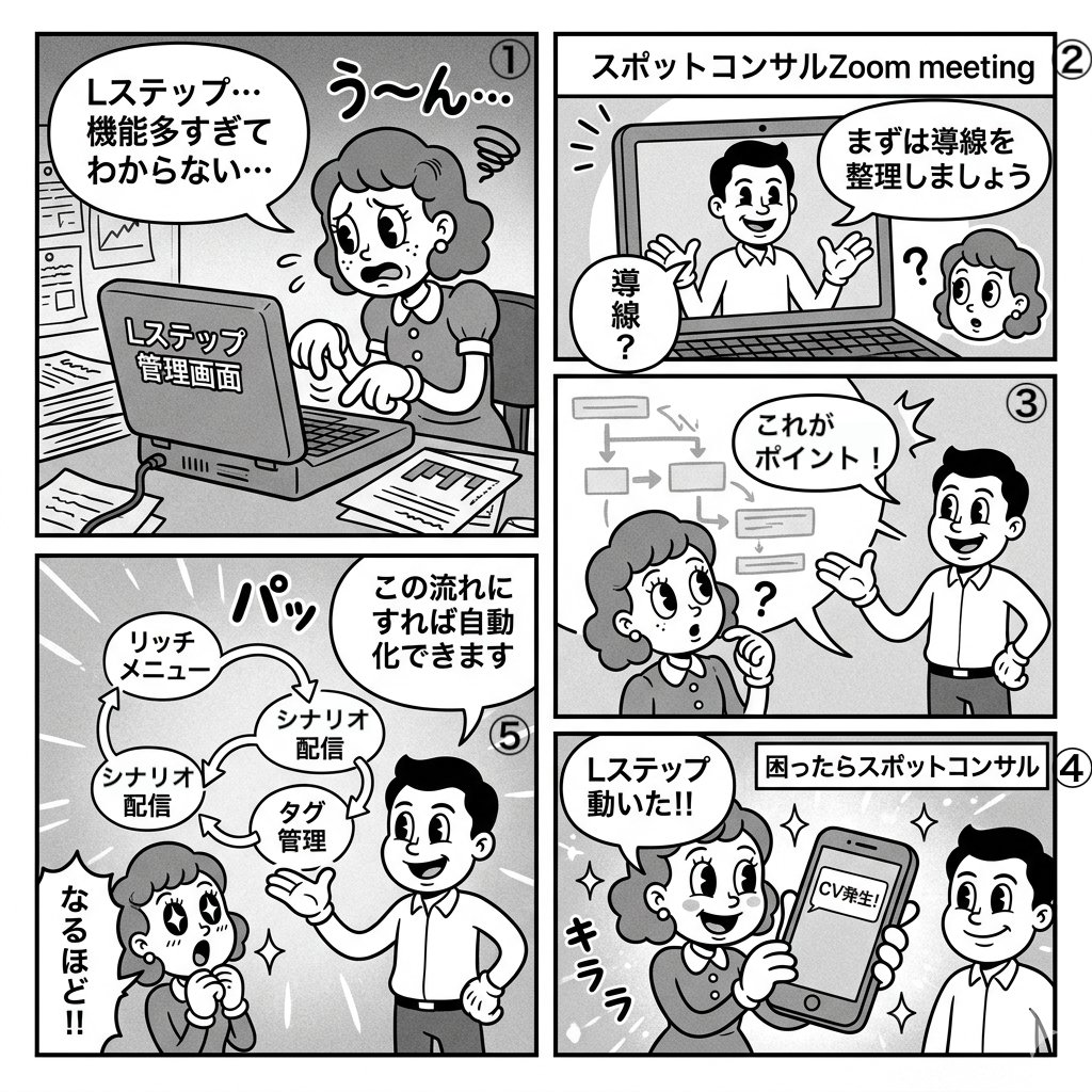Lステップ@公式 tweet media