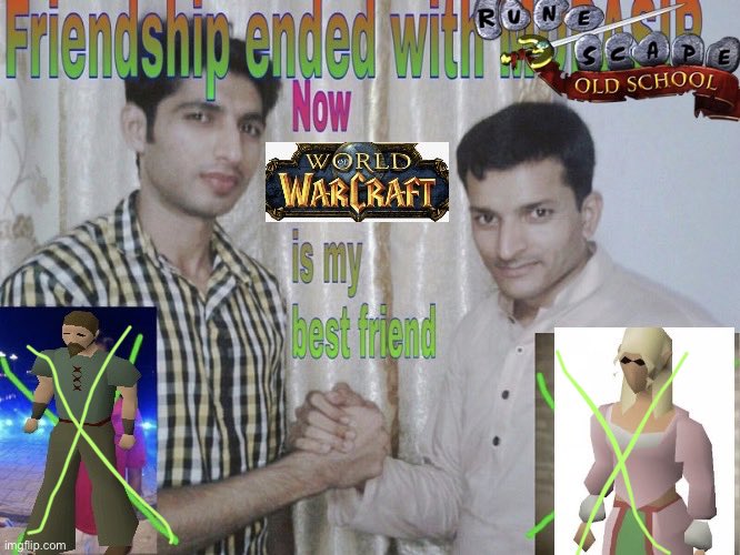 Knxbend's tweet photo. OSRS Membership costing more than a WoW subscription? Think I’ll stick to Burning Crusade Classic

Thanks jagex https://t.co/zY7KpSEkze