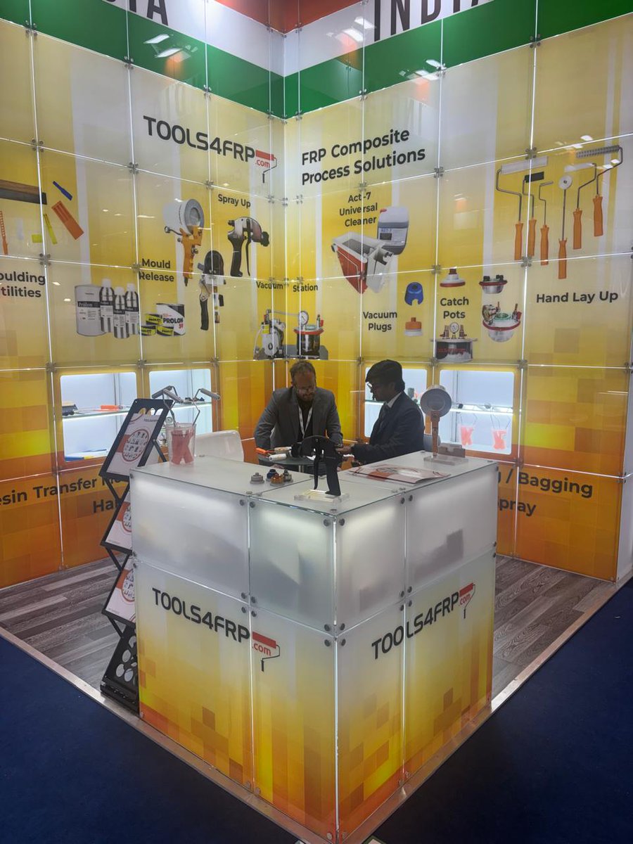 tools4frp160967's tweet photo. Glimpses from Day 1 at JEC World 2026! 
2 more days to go—there’s still plenty to explore! 
Visit us @TOOLS4FRP, 5E123 to discover our range of FRP tools, vacuum utilities, and process solutions designed to enhance composite manufacturing. 
We look forward to connecting with you. https://t.co/1J34OvjvEX