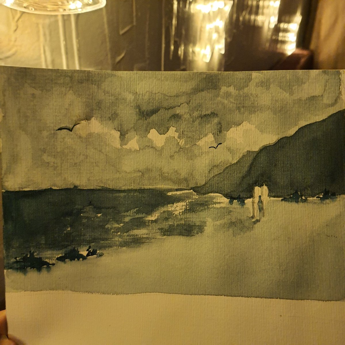 heba_hamadah's tweet photo. Back to watercolors ... https://t.co/iIxCWVjmTd