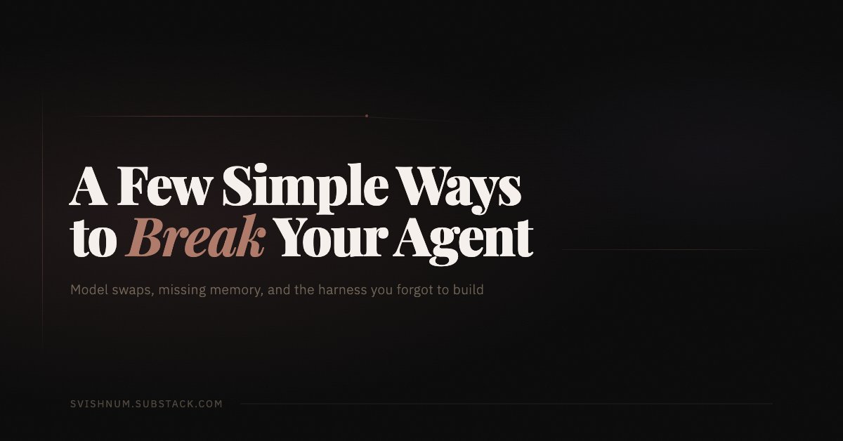 deepsvish's tweet photo. A Few Simple Ways to Break Your Agent https://t.co/RZHSSacodQ https://t.co/3DoSfE1yi3