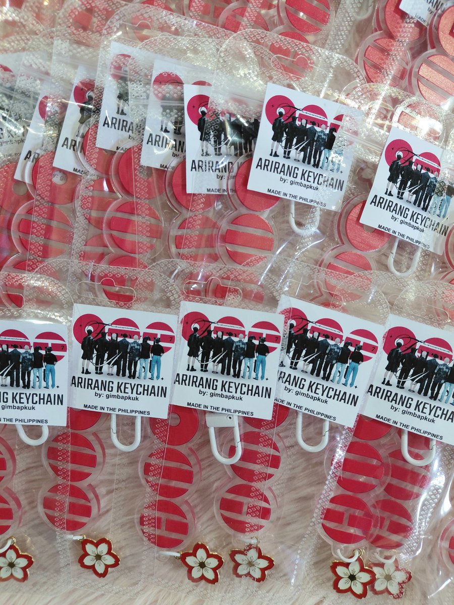 gimbapkuk's tweet photo. arirang keychains for @LottiesxWorld 😊❤️ https://t.co/Sak86e714D
