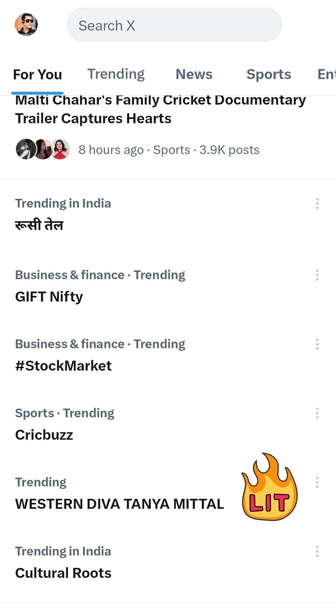 60 to 70 people participated in this trend.

We're still trending for you🔥

Thank you to everyone who participated. You can keep trending if you want.

WESTERN DIVA TANYA MITTAL

Good morning #TanyaKaParivaar

Have a nice day 🫶

#TanyaMittal #TanyaMittal𓃶