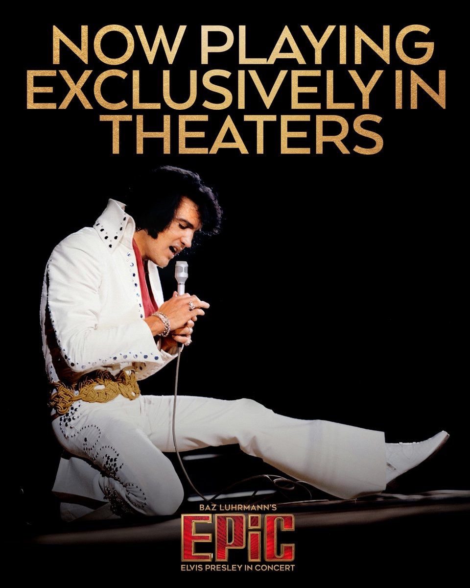 ElvisRose_'s tweet image. Guess what I did today? 

I saw this movie... on the last day of my vacay! 
EP-Core! TCB⚡️#EPiCMovie #Elvis