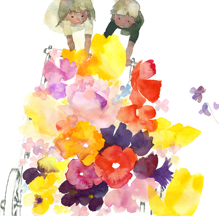 「[東京館] 3/14(土)11時～ こどものへやにて、絵本のじかんを開催します。」|ちひろ美術館(東京･安曇野)【公式】のイラスト