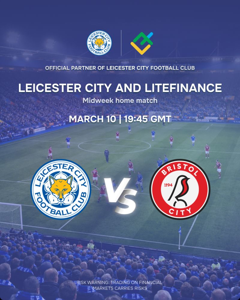 LiteFinanceNG's tweet photo. 🦊 LiteFinance x Leicester City

📅 March 10
⏰ 19:45 GMT

A night of football at the King Power Stadium. Bristol City visit Leicester in this midweek clash. Support Leicester City with LiteFinance.

⚽️ Come on you Foxes!

https://t.co/l06NoncqwV https://t.co/mYWZuCg3E6