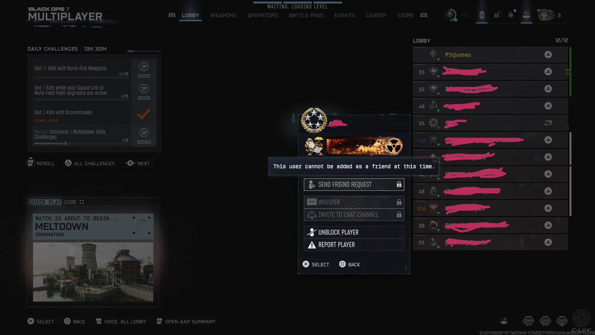 Philtter's tweet photo. @ATVIAssist  night in and night out I played your latest release of @CallofDuty I’m still getting lobbies with players I have blocked why is your blocked players feature not working #brokengame https://t.co/KVHH6nPGpw
